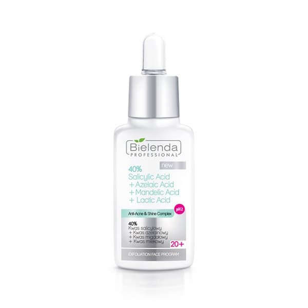 Bielenda 40% Salicylsyre + Azelainsyre + Mandelsyre + Mælkesyre, 30 ml