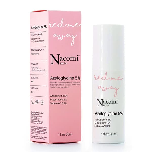 Nacomi Azeloglycin 5% + B6 Serum, 30 ml Hudforbedrende Ansigtsserum