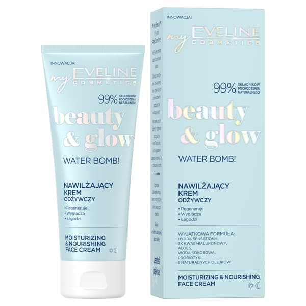 Eveline Beauty & Glow Fugtgivende Nærende Creme, 75 ml