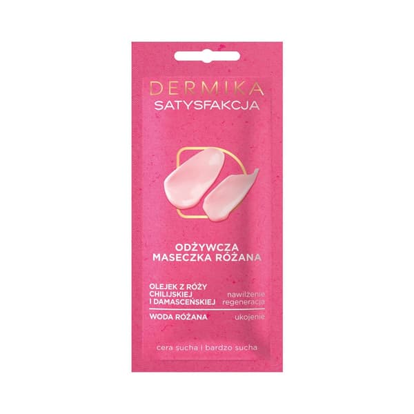 Dermika Tillfredsställelse Rosnäringsmask, 10 ml
