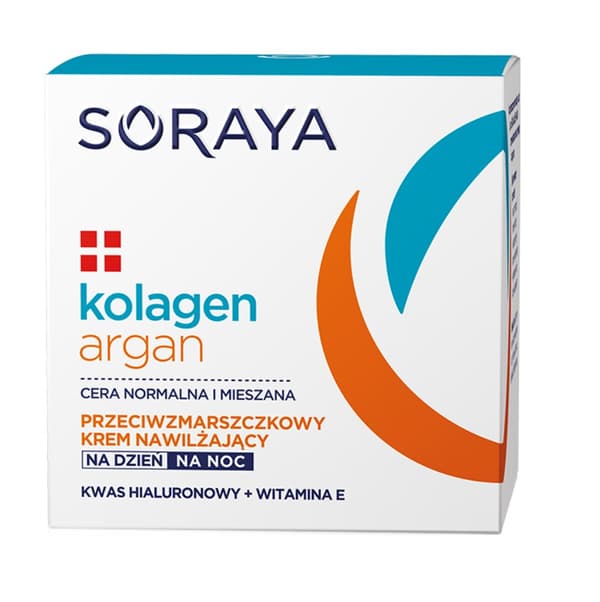 Soraya Kollagen+Argan Fugtighedscreme Mod Rynker Dag/Nat, 50 ml