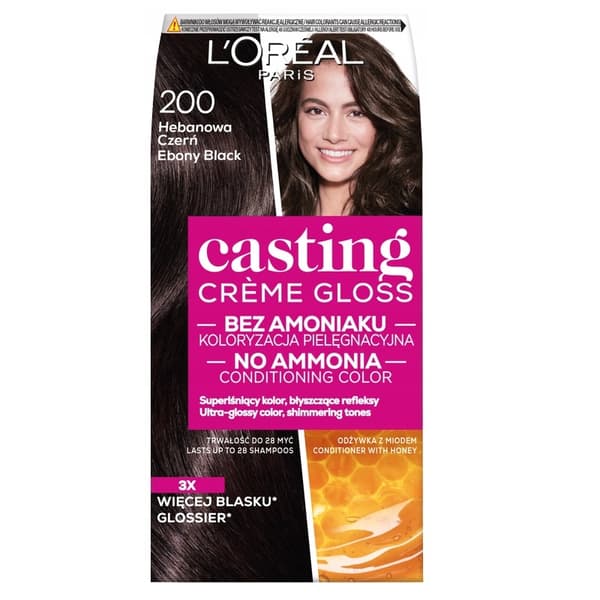 L'oreal Casting Hårfarve 200 Ibenholt Sort