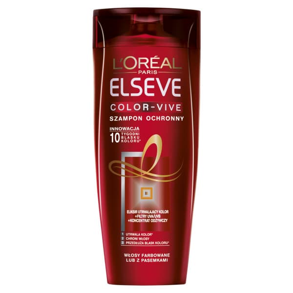 L'Oreal Paris Elseve Farvepleje Shampoo til Farvet Hår, 250 ml