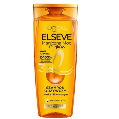 L'Oreal Paris Elseve Kukkainen Öljytaika Shampoo Hiuksille, 400 ml