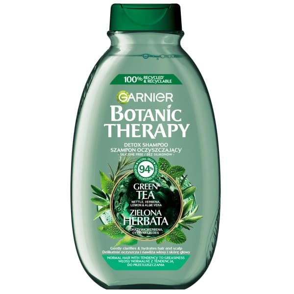 Garnier Botanic Shampoo Vihreä Tee, 400 ml
