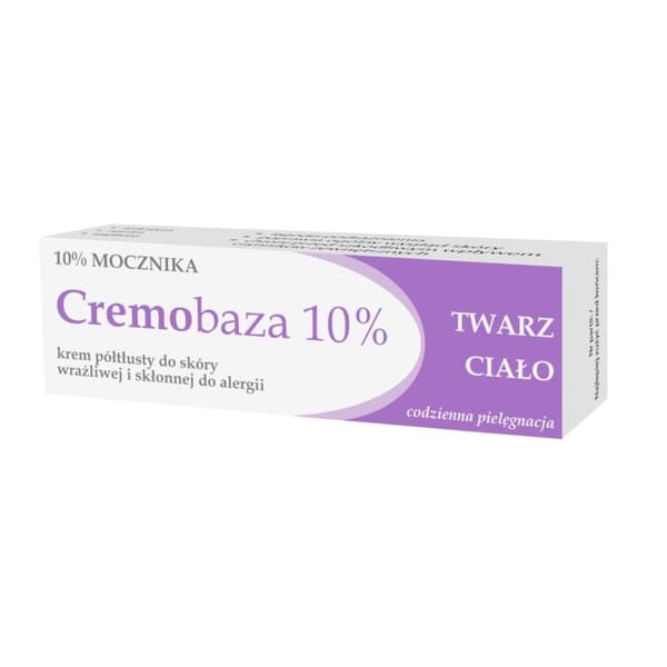 Cremobaza 10% Urea, Halvfedt Ansigtscreme til Tør Hud, 30g