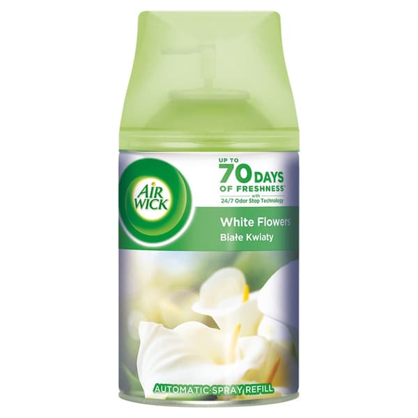 Air Wick Automatisk Luftfrisker Refill, Hvide Blomster, 250 ml