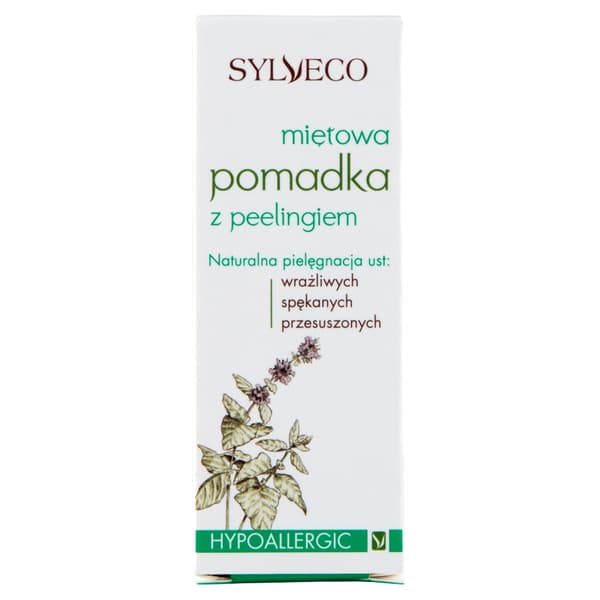 Sylveco Myntelipglans med Peeling, 4,6 g
