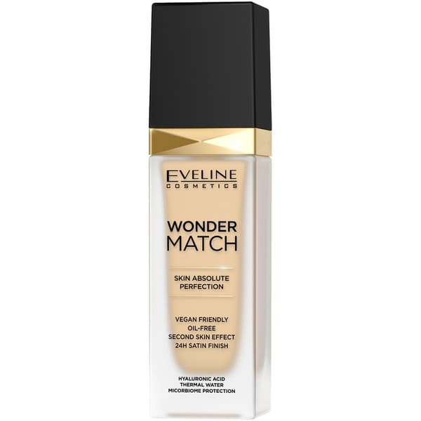 Eveline Kosmetik Wonder Match Foundation 05 Light Porcelain, 30 ml