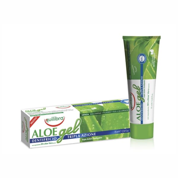 Equilibra Aloe Tandpasta med Triple Virkning, 75 ml