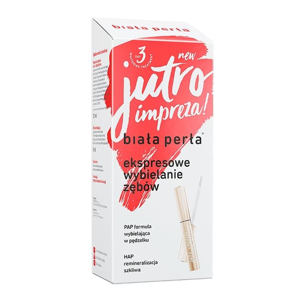 Biała Perła Huomisen Juhlat! Hampaiden Valkaisusetti, Hammastahna 30 ml + Valkaisugeeli 8 ml