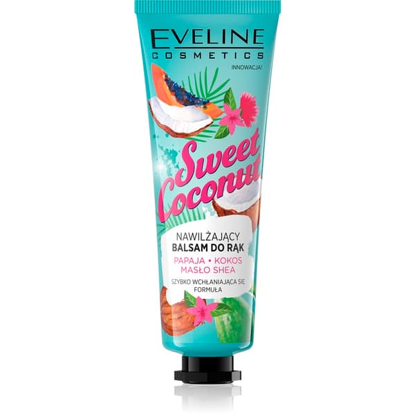 Eveline Fugtighedsgivende Håndbalsam Sweet Coconut, 50 ml