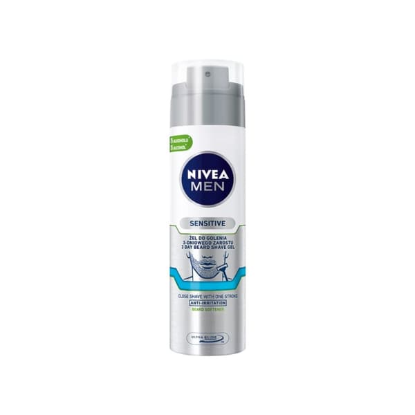Nivea Men Barbergel til 3-dages skæg, 200 ml