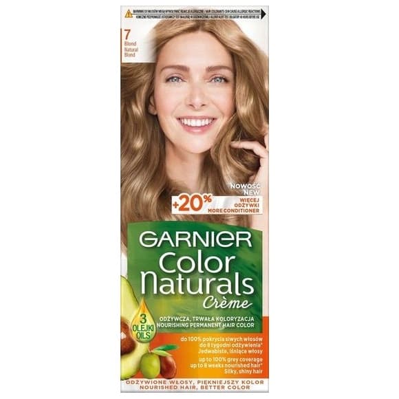Garnier Color Naturals Hårfarve 7 Blond, 1 stk