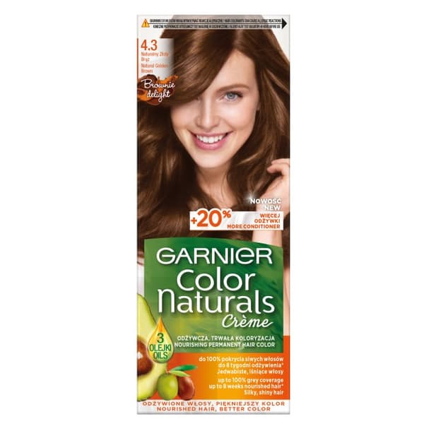 Garnier Hårfarve 4.3 Gylden Brun, 1 stk