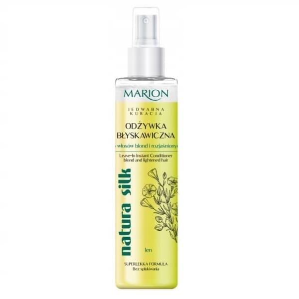 Marion Natura Silk Hiushoitoaine vaaleille vaalennetuille hiuksille, 150 ml