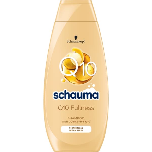 Schauma Q10 Täyteläisyys Shampoo hiuksille, 400 ml