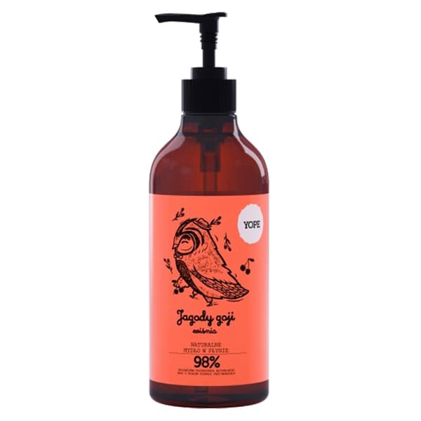Yope Håndsæbe Goji Bær og Kirsebær, 500 ml