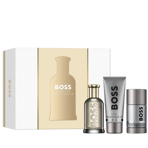 Hugo Boss Boss Bottled EdP 100 ml + Suihkugeeli 100 ml + Deodoranttistick 75 ml Setti