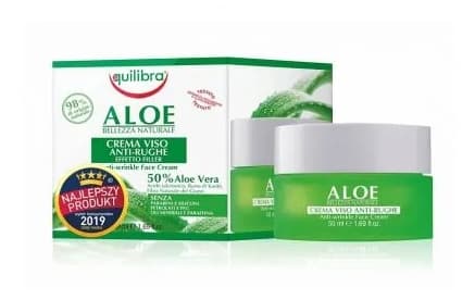 Equilibra, Anti-rynke ansigtscreme med Aloe, 50 ml