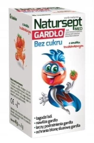 Naturliga Sockerfria Jordgubbshalsgodis Ekologiskt 6-pack