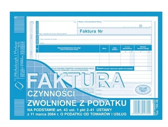 Fritaget for skattefaktura 198-3E, 80 sider