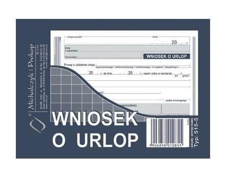 Ansökan om ledighet A6, 40 sidor