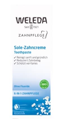 Weleda Hampaidenhoitotahna Merisuolalla 75 ml - ehkäisee reikiintymistä