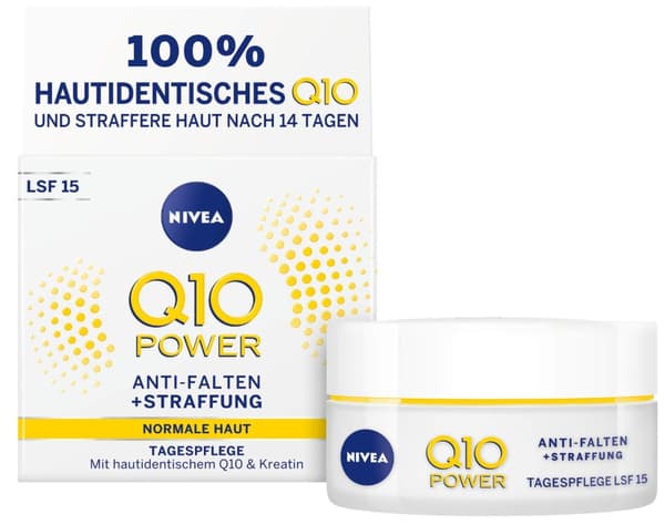 Nivea Q10 Natcreme mod Rynker, 50 ml, SPF 15