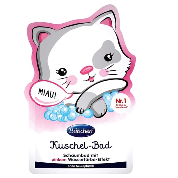 Bubchen Rosa Vattenfärg Effekt Bubbelbad 40ml - Tysk Import