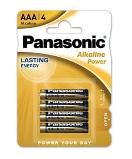 AAA LR03 Alkaliske Batterier, 4stk. - Energieffektiv og pålidelig løsning til daglig elektronik. Langvarig energitilførsel.