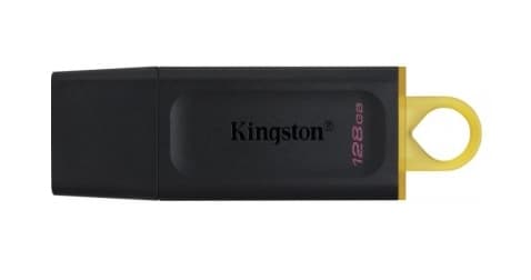 Kingston Data Traveler Exodia 128GB USB3.1 Gen1 Muistitikku musta, Keltainen