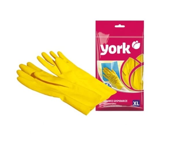 Hushålls Gummihandskar XL, York Kvalitet - Högsta Standard