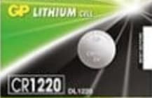 Batteri cr1220 3V - 1stk - Høj kvalitet Lithium Knapcelle til ure, lommeregner, fjernbetjeninger - Langvarig holdbarhed - Hurtig levering.