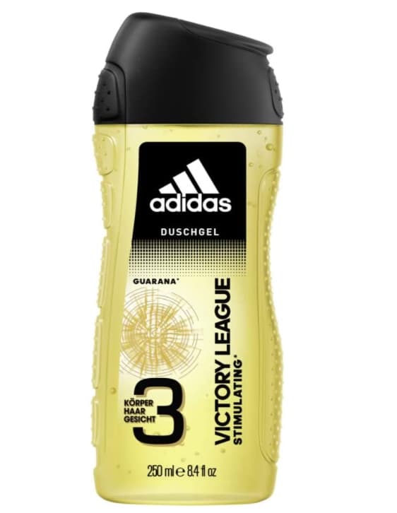 Adidas, Victory League - Shower Gel 250 ml, Mild, Moisturizing, Exciting Scent, Perfect Everyday Care
