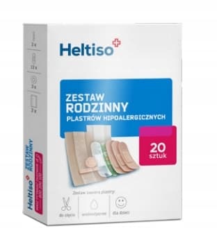 Heltiso, Hypoallergeeniset laastarit Perhepakkaus, 20 kpl