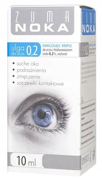 Zuma Noka, Silmien hoitoon 0,2% tippaa, 10ml