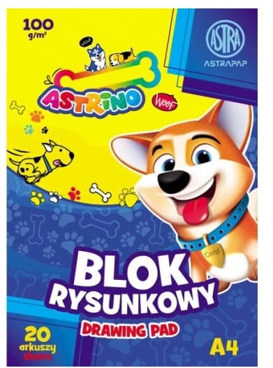100g/m2 Piirustuspaperi, A4 Koko, 20 Arkkia