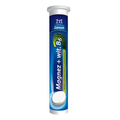 Zdrovit Magnesium B6 24 poretablettia - Vesilasitteinen.