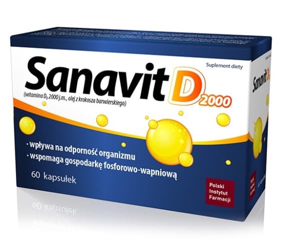 Vitamintilskud med høj styrke - 2000 D-vitamin tabletter