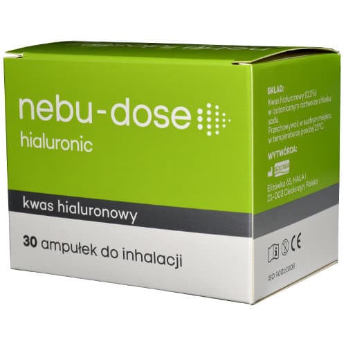 Hyaluronihappo inhalaatioon - Nebu-Dose, 30 ampullia x 5 ml
