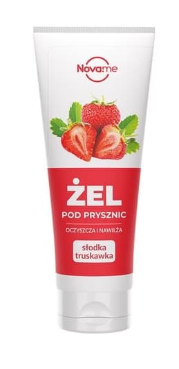 Novame, Shower Gel, Sweet Strawberry, 250 ml.