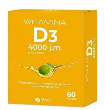 D3 Vitamin 4000 I.E. - Kosttilskud, 60 kapsler