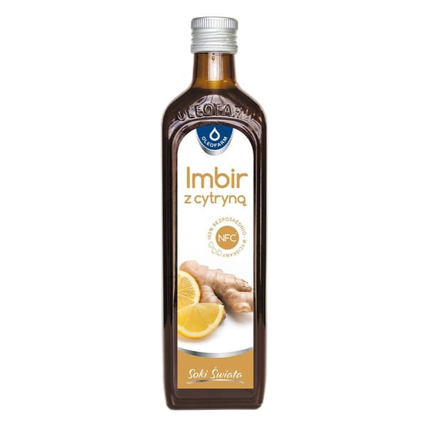 Energidrik med Ingefær, Citron og C-vitamin, 490 ml
