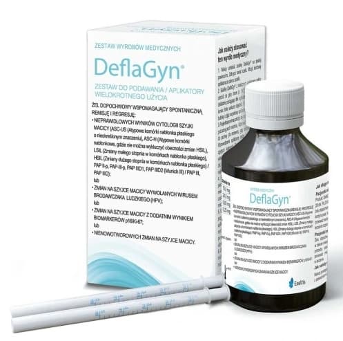 DeflaGyn Gel, Intimkräm med 150ml Tub & 2 Applikatorer