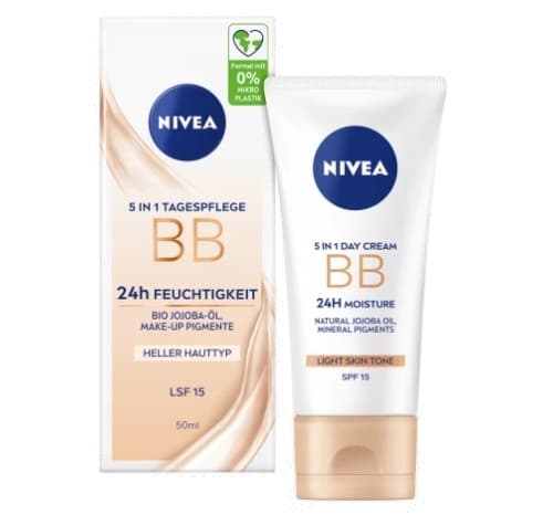 Nivea Ljusnande Hud BB Kräm SPF 15, 50ml