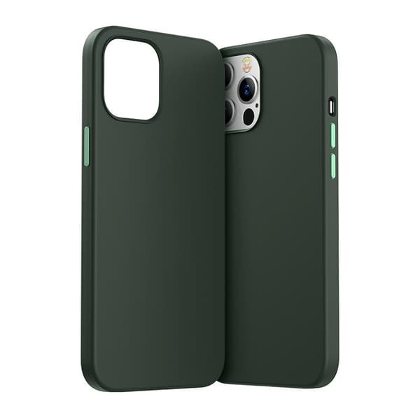 Joyroom Color Series beskyttende cover til iPhone 12 Pro Max grøn (JR-BP800)