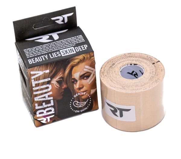 Rea Beauty Ansigt Kinesiotape, 5m x 5cm, 1 stk.