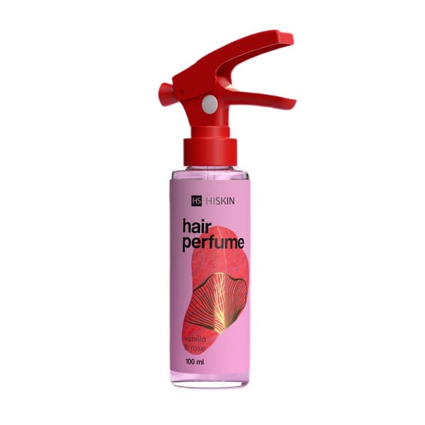 HiSkin Hårparfym Vanilj & Ros, 100 ml