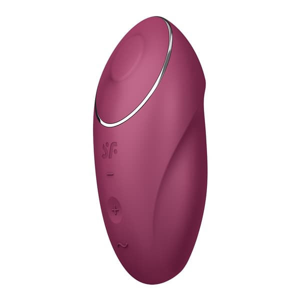 Satisfyer Tap & Climax 1 Vibrator med bankefunktion Rød